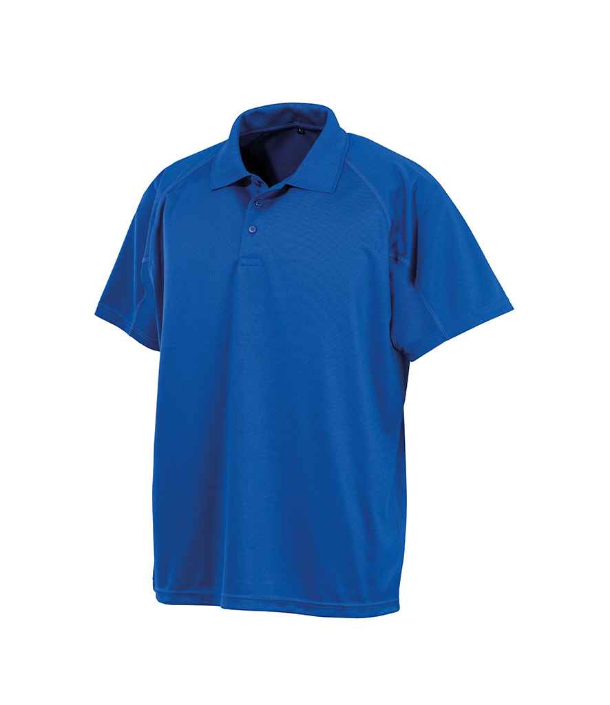 Spiro Impact Performance Aircool Polo Shirt | Royal Blue Royal Blue