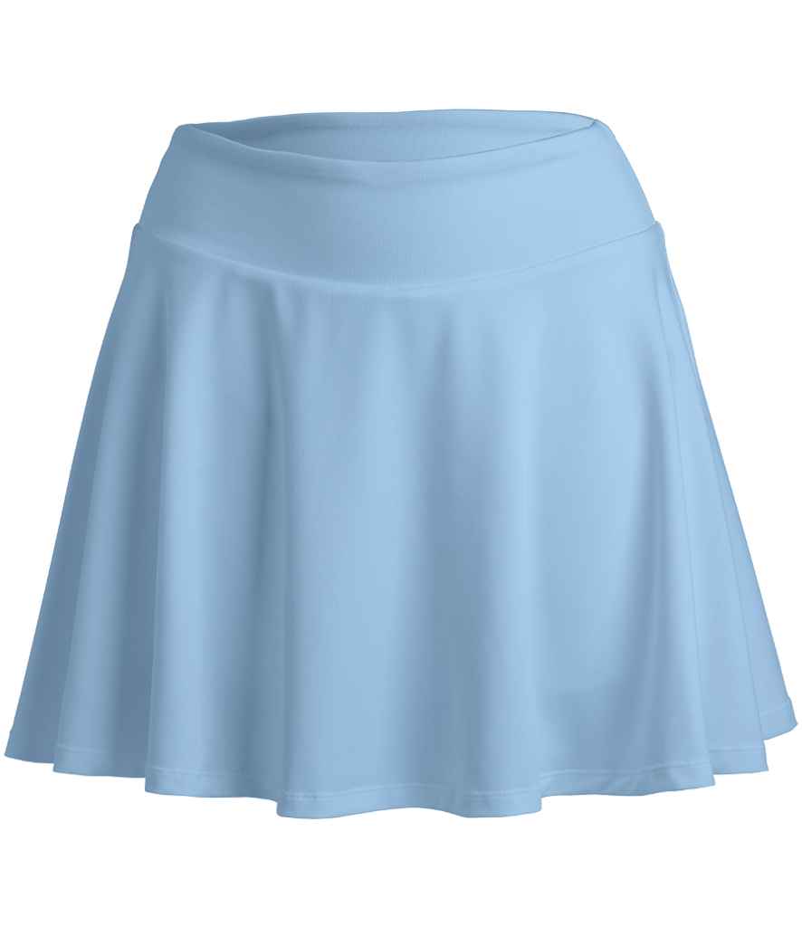 Spiro Ladies Recycled Fitness Skort | Dusky Blue Skirt - Lancashire Teamwear