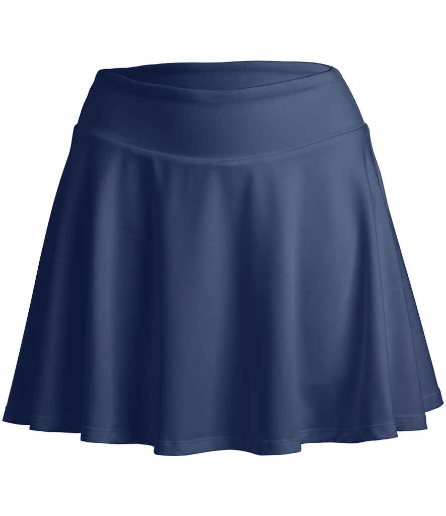 Spiro Ladies Recycled Fitness Skort Navy