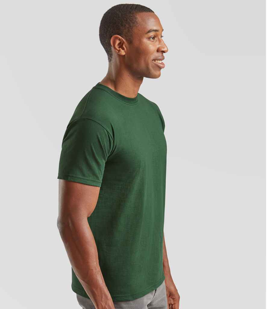 Fruit of the Loom Super Premium T-Shirt | Bottle Green - Lancashire Teamwear
