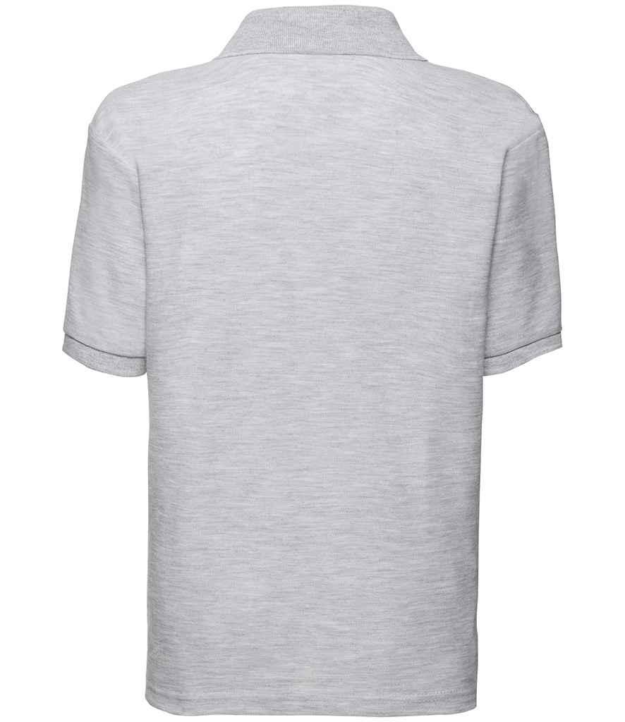 Fruit of the Loom Kids Poly/Cotton Piqué Polo Shirt | Heather Grey - Lancashire Teamwear