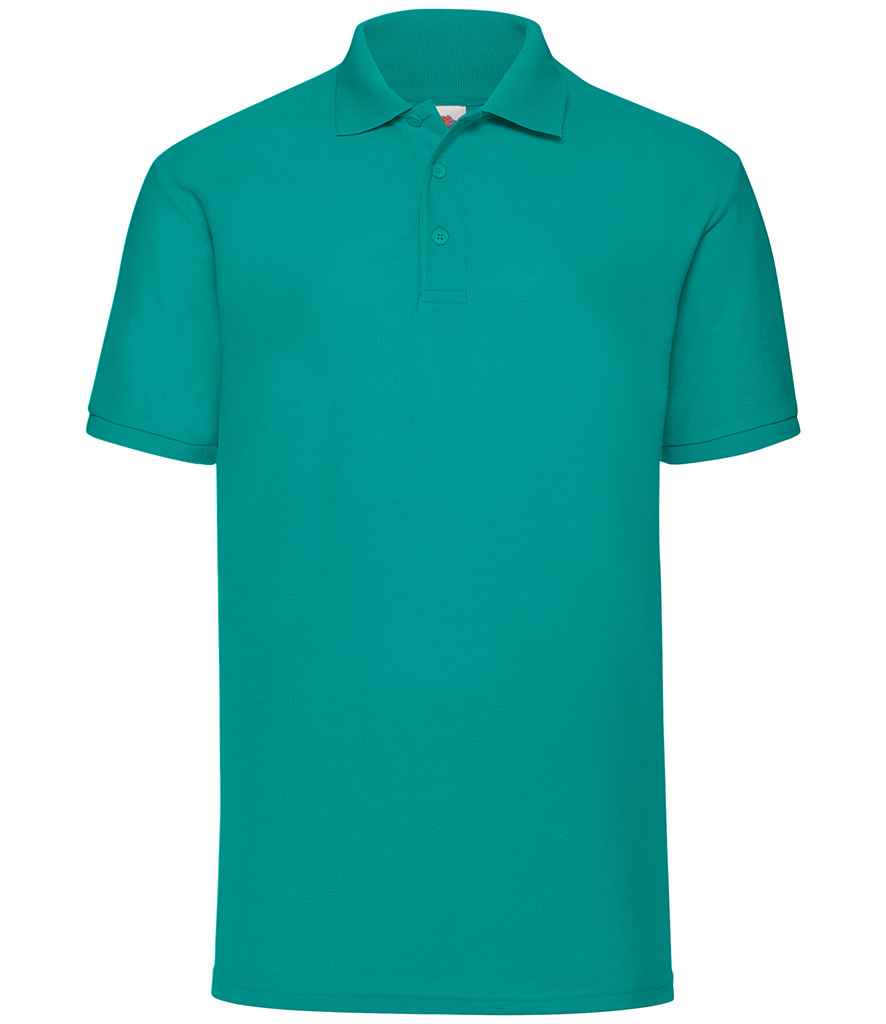 Fruit of the Loom Poly/Cotton Piqué Polo Shirt | Emerald Emerald