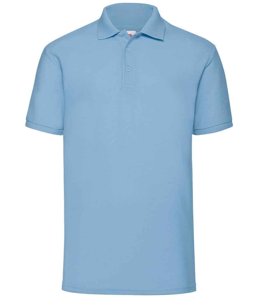 Fruit of the Loom Poly/Cotton Piqué Polo Shirt | Sky Blue Sky Blue