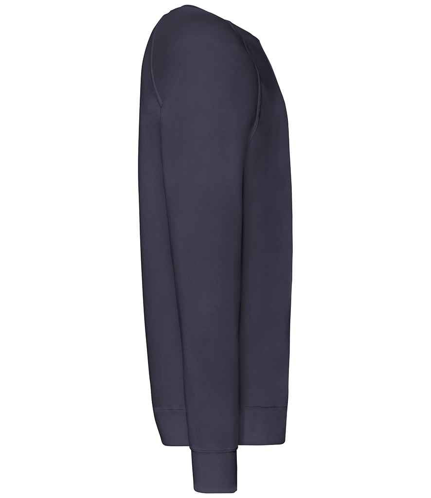 Fruit of the Loom Lightweight Raglan Sweatshirt | Deep Navy - Lancashire Teamwear