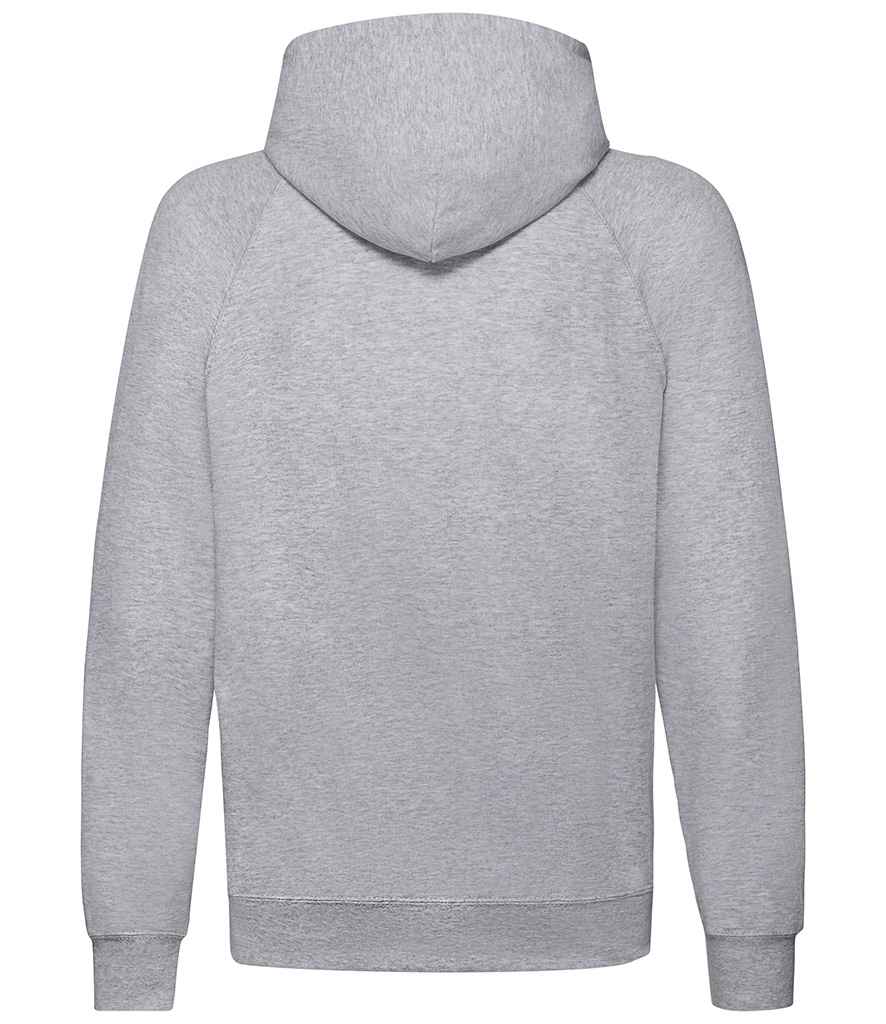 Fruit of the Loom Lightweight Hooded Sweatshirt | Heather Grey - Lancashire Teamwear