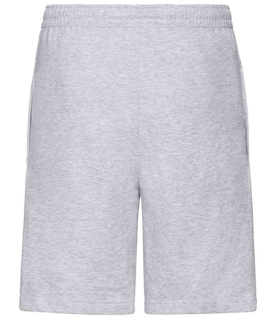 Fruit of the Loom Lightweight Shorts | Heather Grey - Lancashire Teamwear