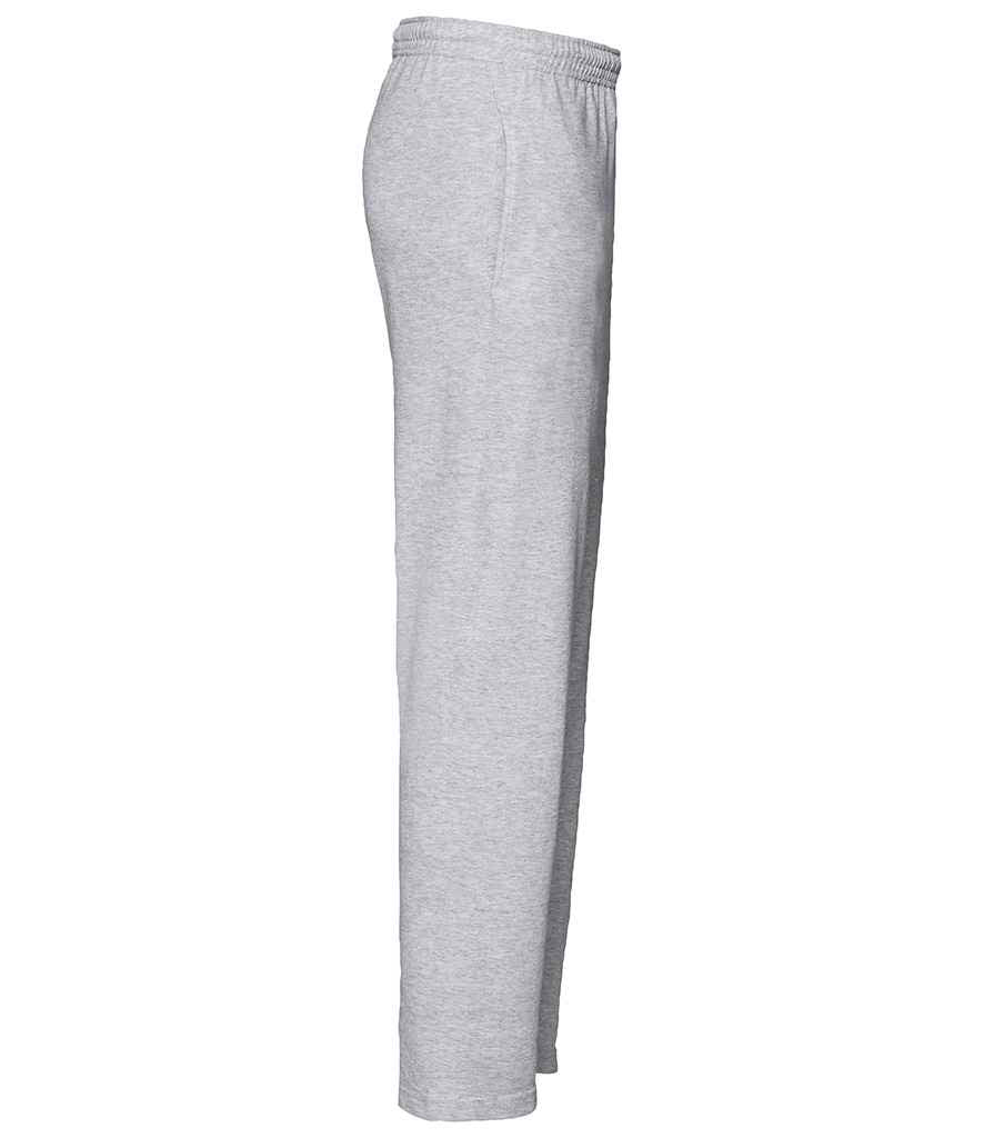 Fruit of the Loom Lightweight Jog Pants | Heather Grey Trousers - Lancashire Teamwear