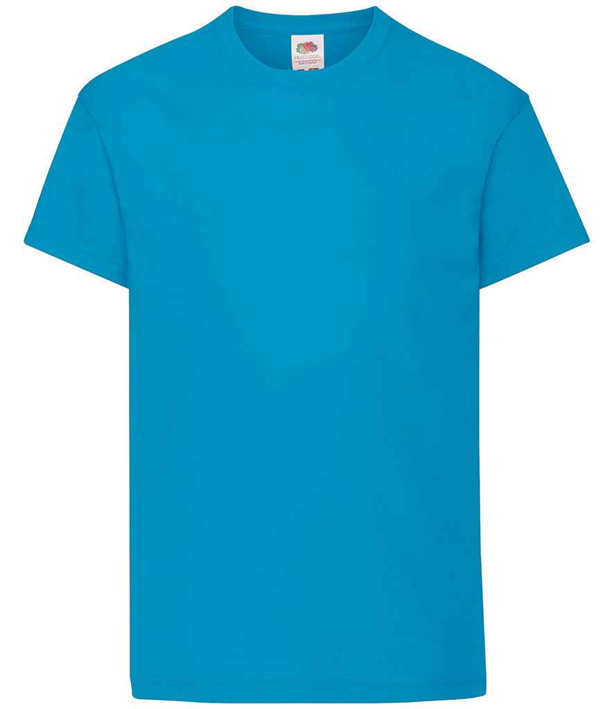 Fruit of the Loom Kids Original T-Shirt | Azure Azure