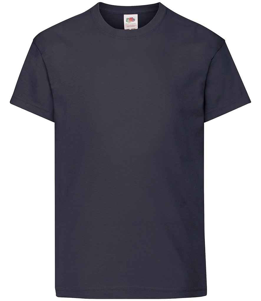 Fruit of the Loom Kids Original T-Shirt | Deep Navy Deep Navy