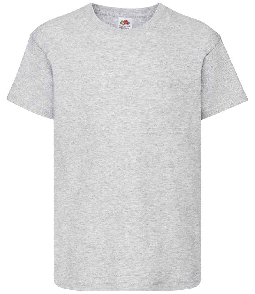 Fruit of the Loom Kids Original T-Shirt | Heather Grey Heather Grey