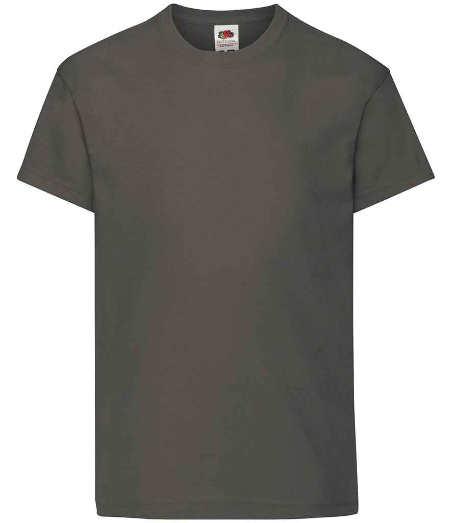 Fruit of the Loom Kids Original T-Shirt | Light Graphite Light Graphite