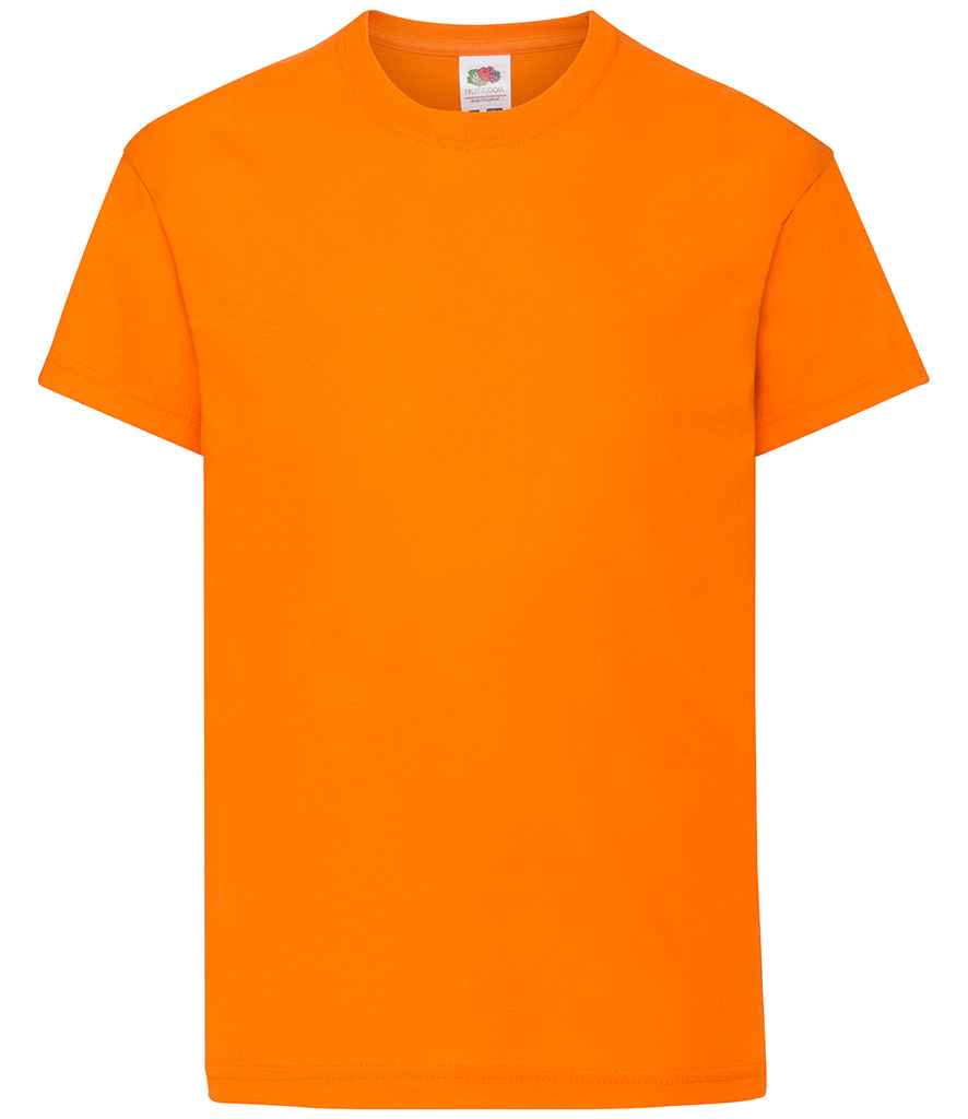 Fruit of the Loom Kids Original T-Shirt | Orange Orange