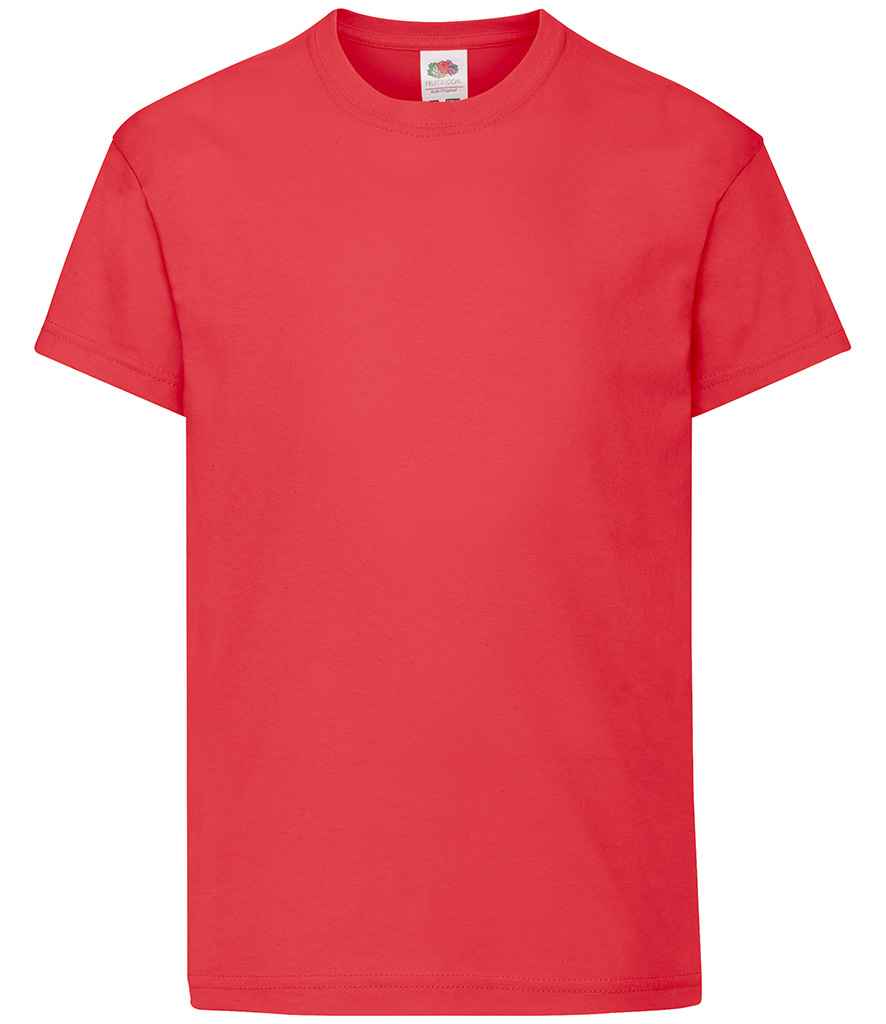 Fruit of the Loom Kids Original T-Shirt | Red Red