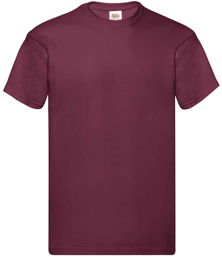 Fruit of the Loom Original T-Shirt | Burgundy Burgundy
