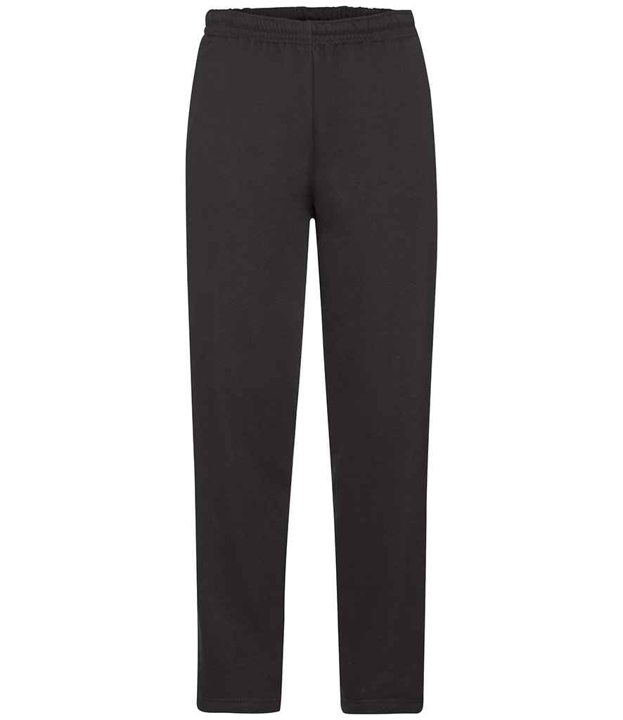 Fruit of the Loom Classic Open Hem Jog Pants Black