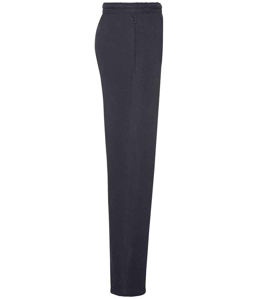 Fruit of the Loom Classic Open Hem Jog Pants | Deep Navy Trousers - Lancashire Teamwear