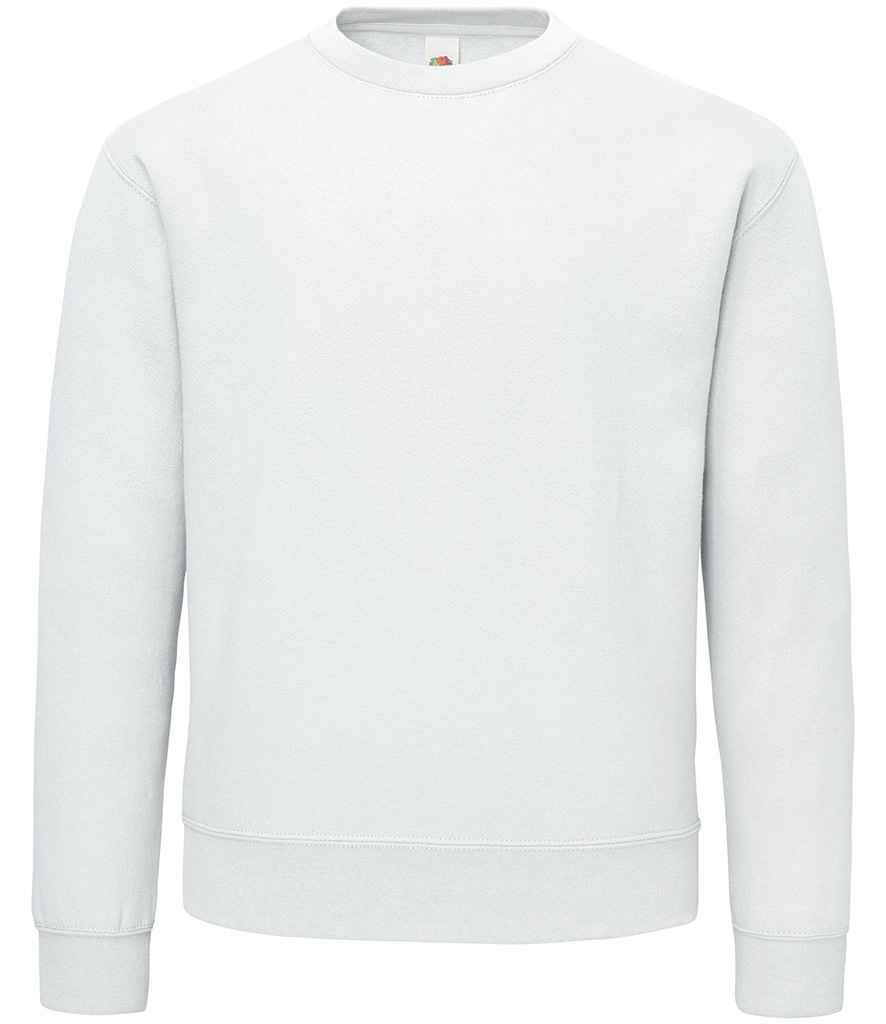 Fruit of the Loom Supercotton™ Sweatshirt | White - Lancashire Teamwear
