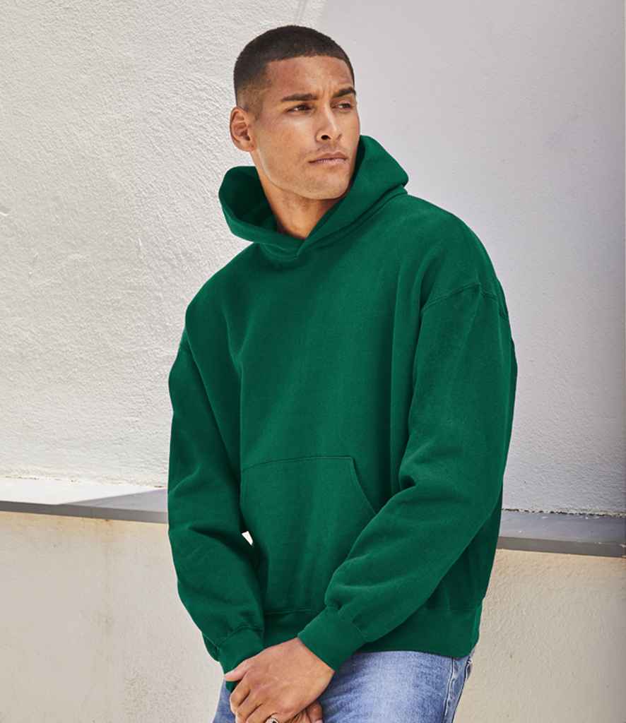 Fruit of the Loom Supercotton™ Hooded Sweatshirt | College Green - Lancashire Teamwear