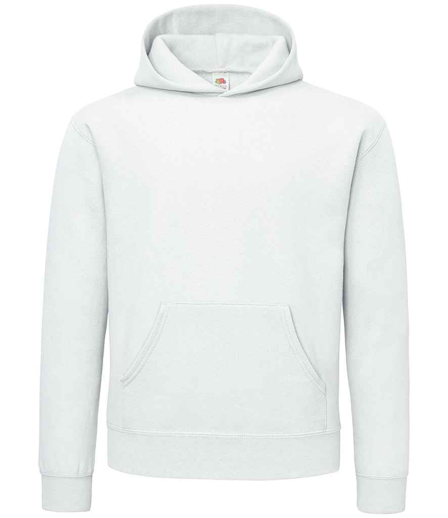 Fruit of the Loom Supercotton™ Hooded Sweatshirt | White - Lancashire Teamwear