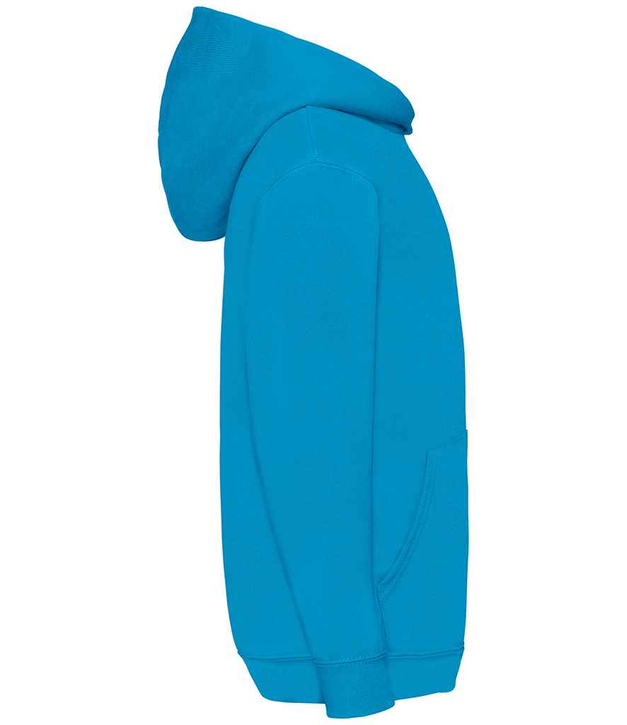 Fruit of the Loom Kids Classic Hooded Sweatshirt | Azure - Lancashire Teamwear