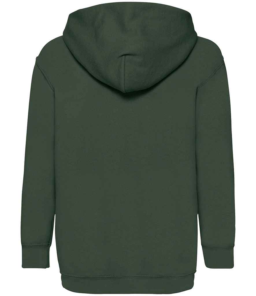 Fruit of the Loom Kids Classic Hooded Sweatshirt | Bottle Green - Lancashire Teamwear