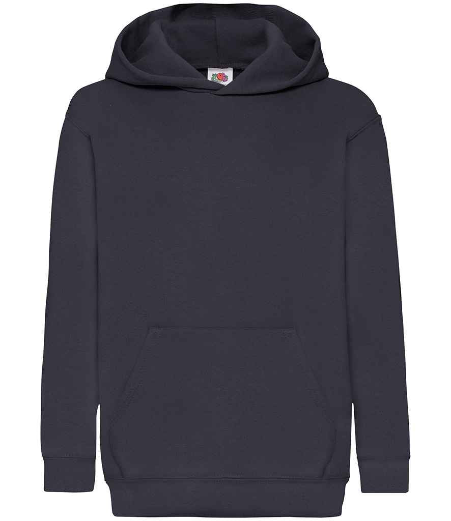 Fruit of the Loom Kids Classic Hooded Sweatshirt | Deep Navy - Lancashire Teamwear