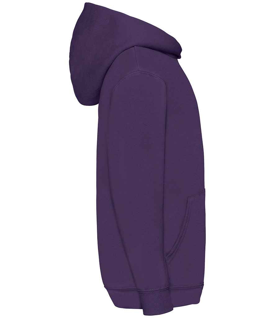 Fruit of the Loom Kids Classic Hooded Sweatshirt | Purple - Lancashire Teamwear