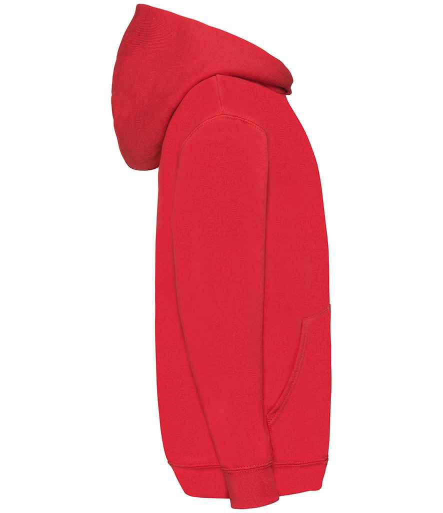 Fruit of the Loom Kids Classic Hooded Sweatshirt | Red - Lancashire Teamwear