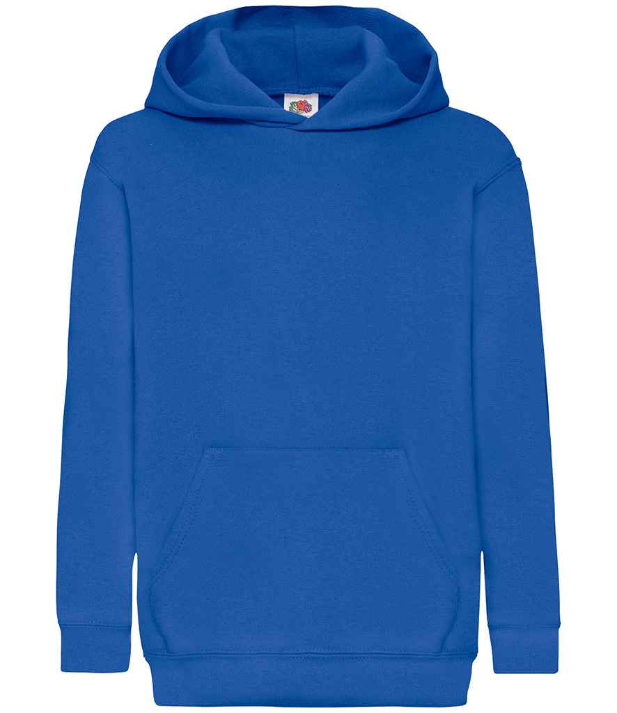 Fruit of the Loom Kids Classic Hooded Sweatshirt | Royal Blue - Lancashire Teamwear