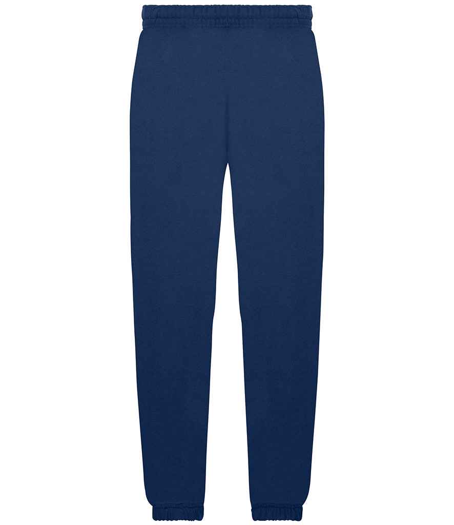 Fruit of the Loom Kids Elasticated Hem Jog Pants | Navy Trousers - Lancashire Teamwear