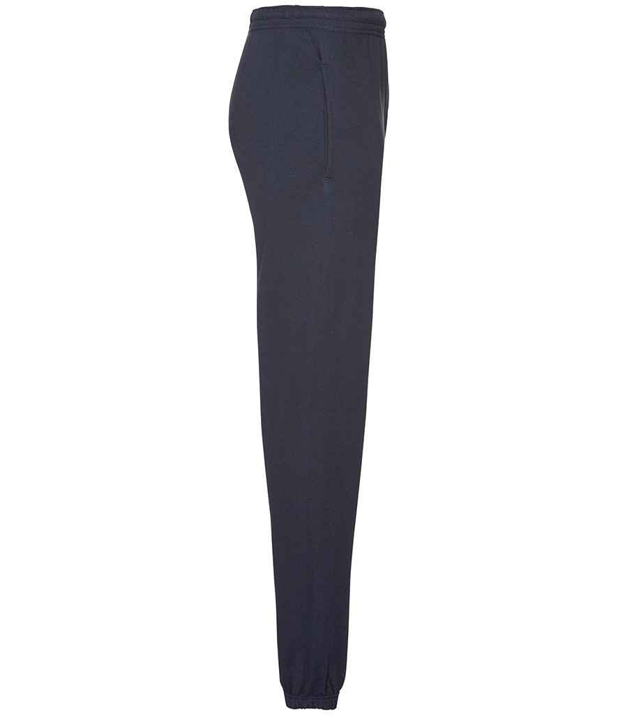 Fruit of the Loom Classic Elasticated Hem Jog Pants | Deep Navy Trousers - Lancashire Teamwear