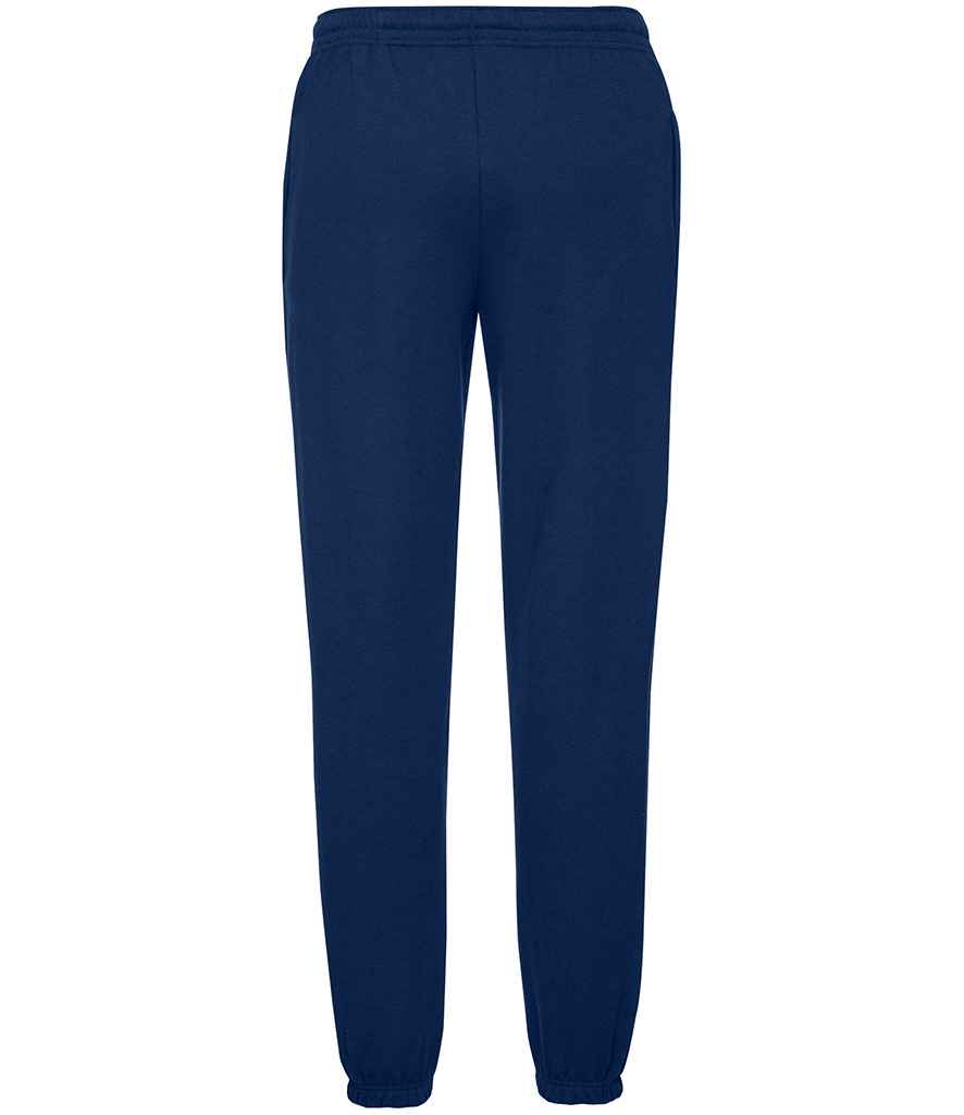 Fruit of the Loom Classic Elasticated Hem Jog Pants | Navy Trousers - Lancashire Teamwear
