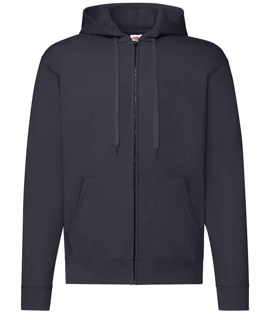 Fruit of the Loom Classic Zip Hooded Sweatshirt Deep Navy