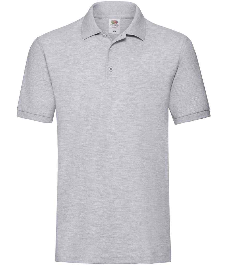Fruit of the Loom Premium Cotton Piqué Polo Shirt | Athletic Heather Athletic Heather