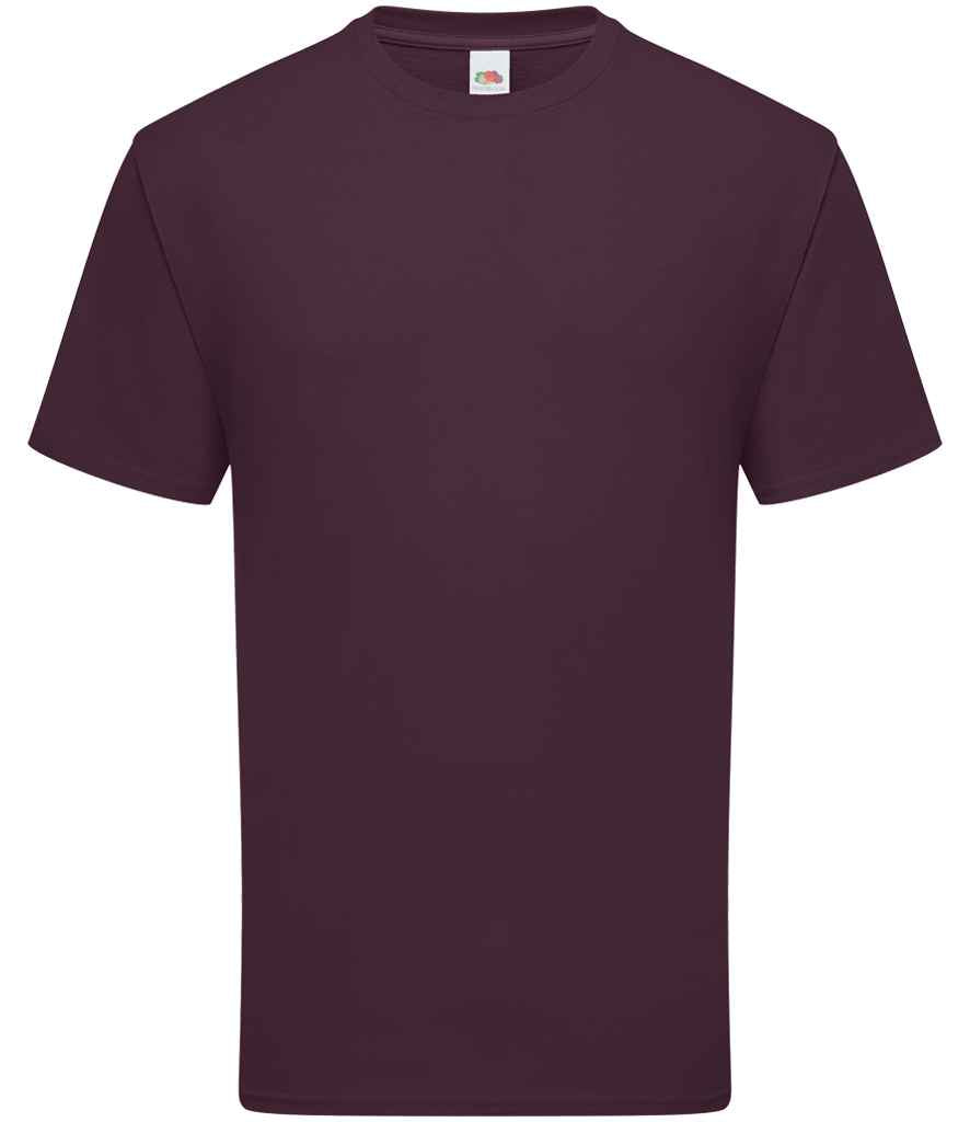 Fruit of the Loom Iconic 195 T-Shirt | Dark Plum Dark Plum