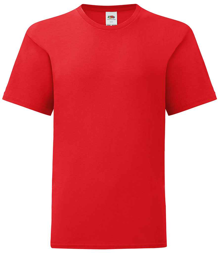 Fruit of the Loom Kids Iconic 150 T-Shirt | Red Red