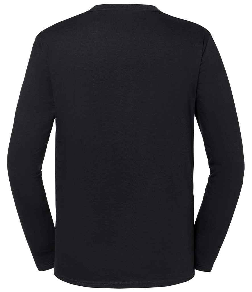 Fruit of the Loom Iconic 195 Long Sleeve T-Shirt | Black - Lancashire Teamwear