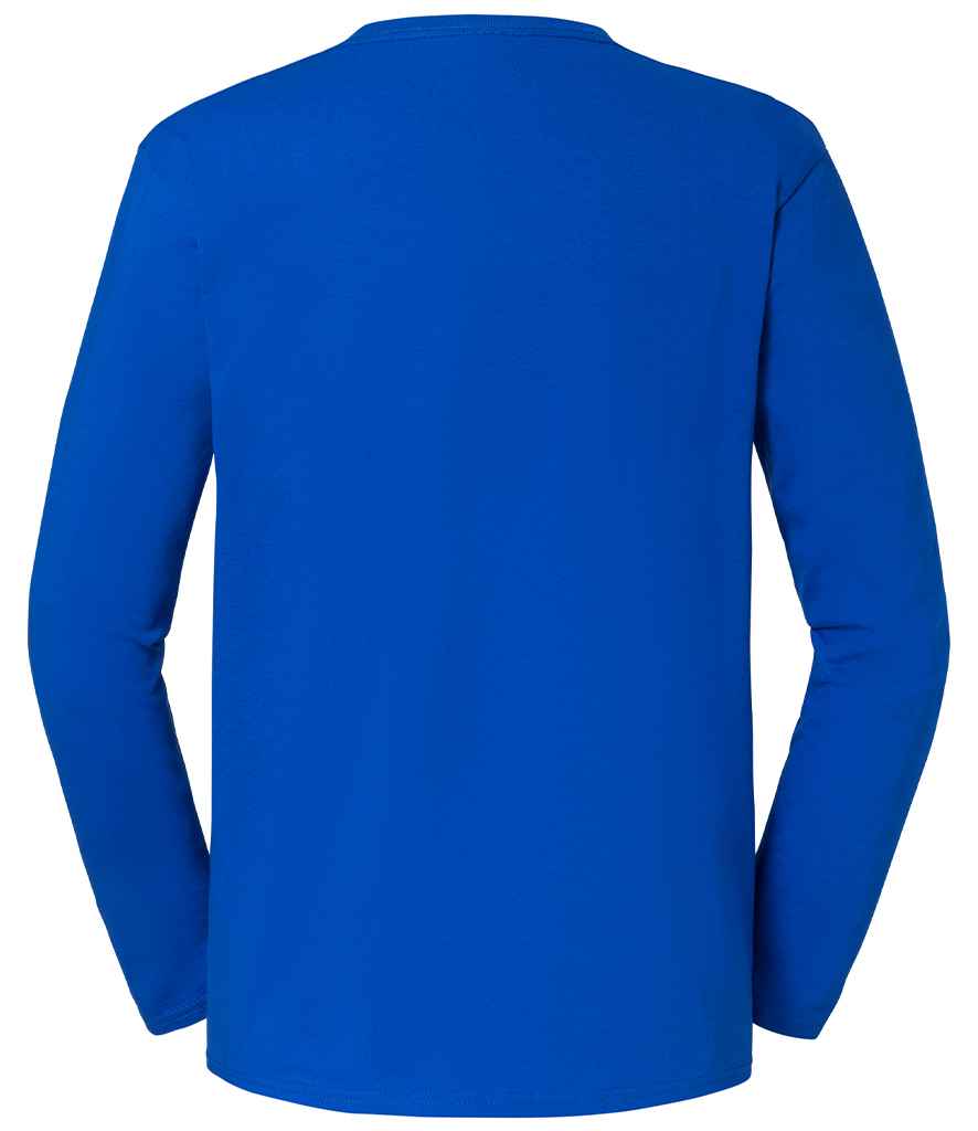 Fruit of the Loom Iconic 195 Long Sleeve T-Shirt | Royal Blue - Lancashire Teamwear
