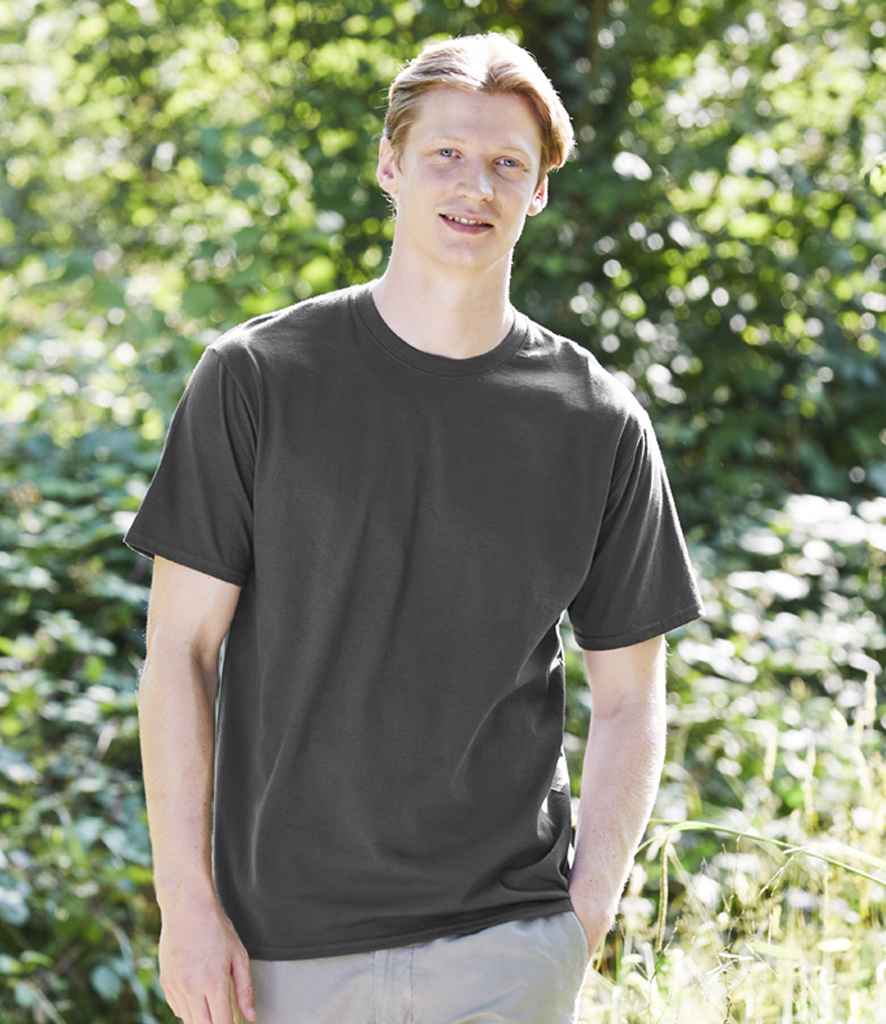 Fruit of the Loom Pure Cotton T-Shirt | Light Graphite - Lancashire Teamwear