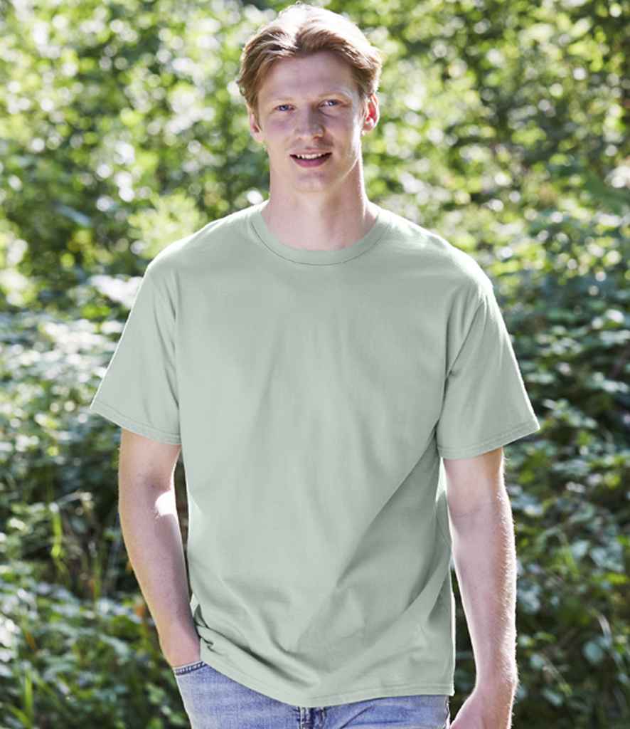 Fruit of the Loom Pure Cotton T-Shirt | Sage - Lancashire Teamwear