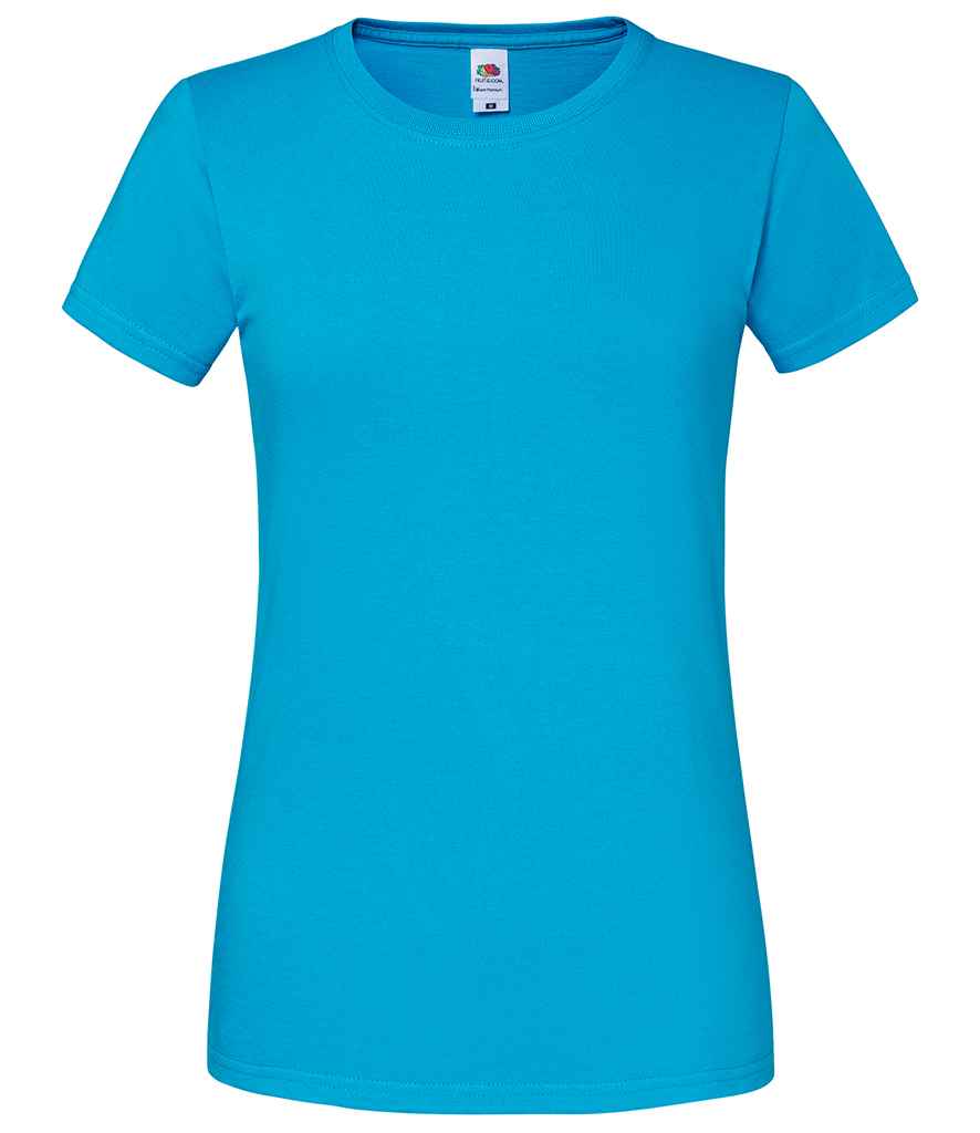 Fruit of the Loom Ladies Iconic 195 T-Shirt | Azure Azure