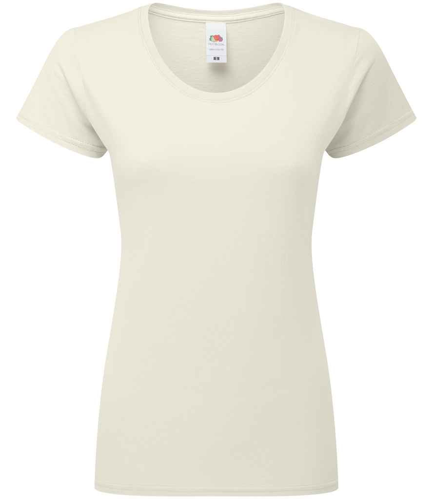Fruit of the Loom Ladies Iconic 195 T-Shirt | Natural Natural