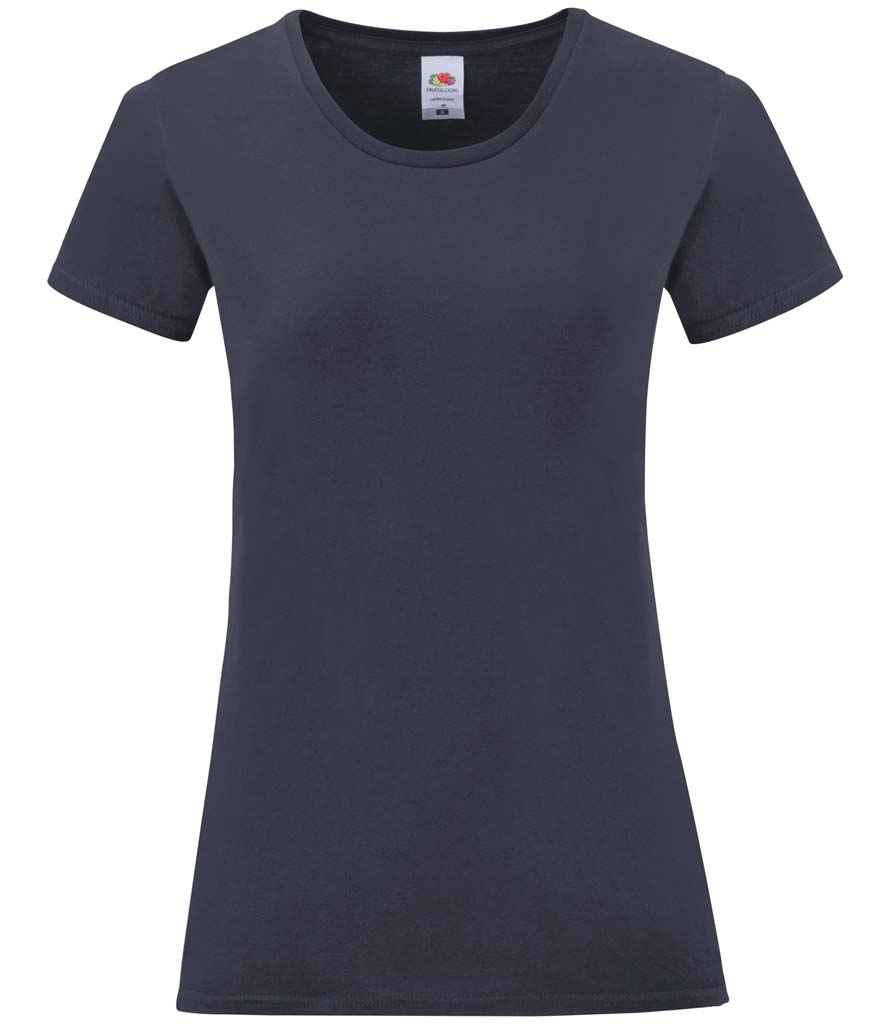 Fruit of the Loom Ladies Iconic 150 T-Shirt | Deep Navy Deep Navy