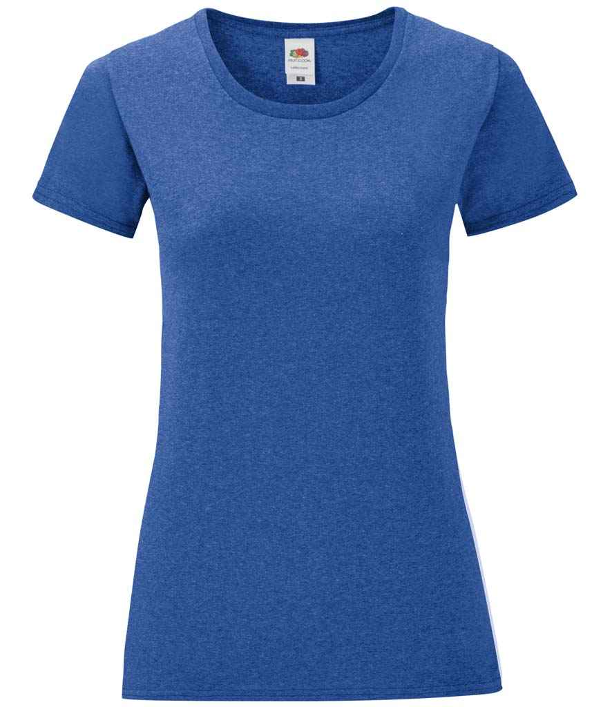 Fruit of the Loom Ladies Iconic 150 T-Shirt | Heather Royal Heather Royal