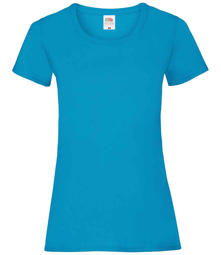 Fruit of the Loom Lady Fit Value T-Shirt | Azure Azure