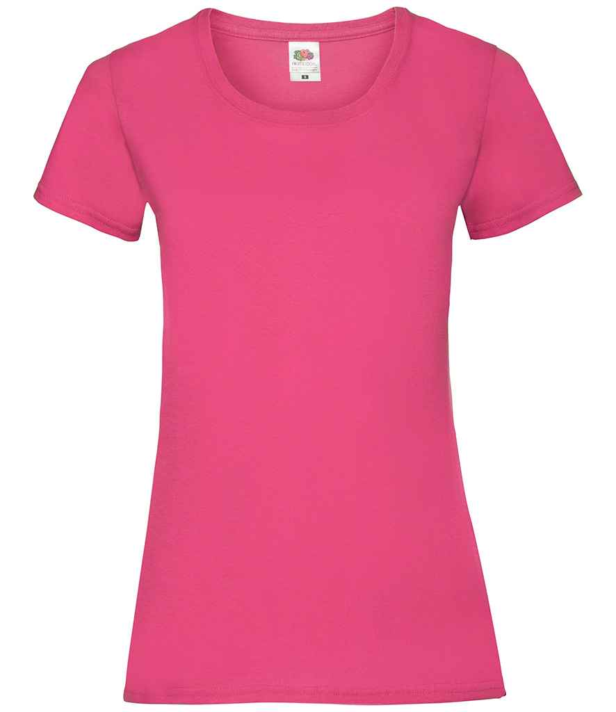 Fruit of the Loom Lady Fit Value T-Shirt | Fuchsia Fuchsia