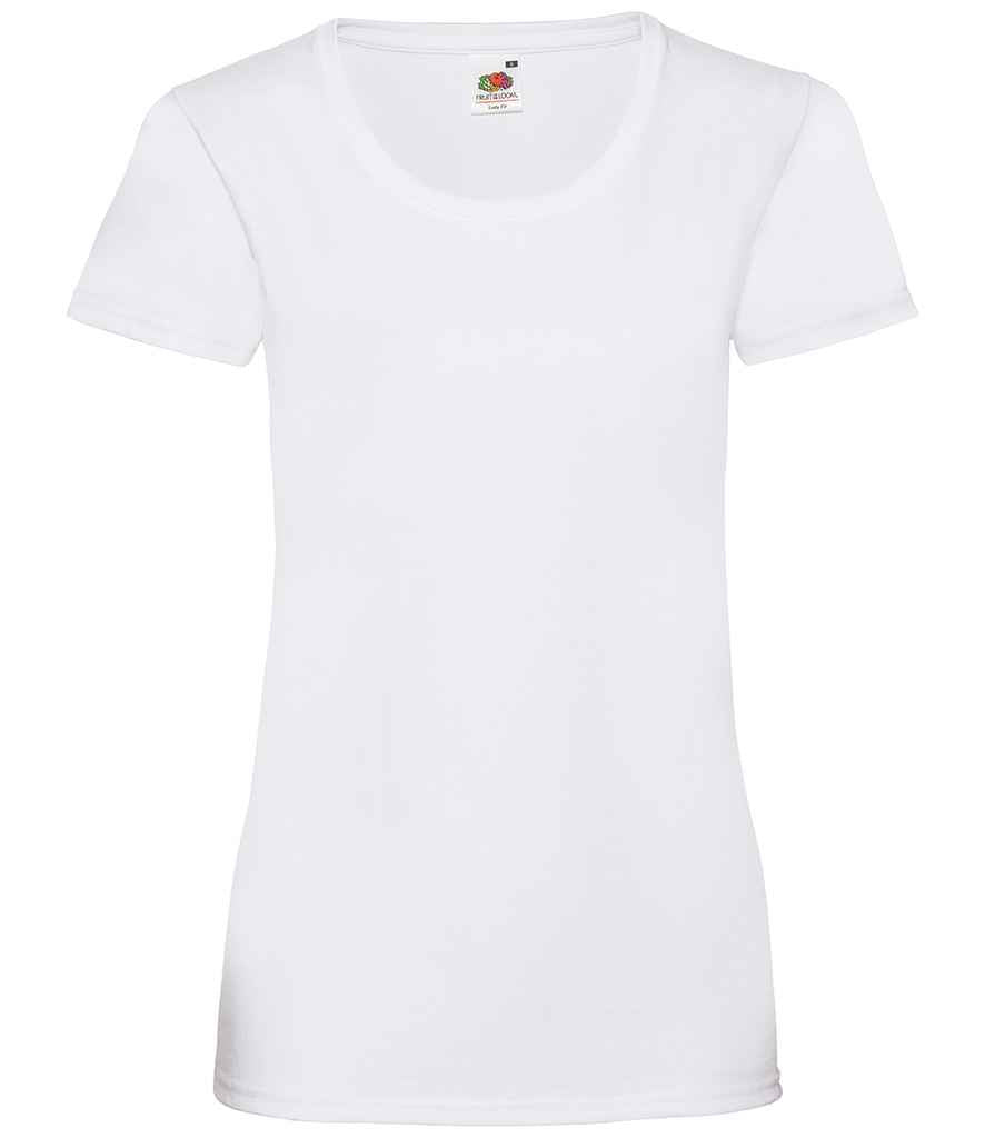 Fruit of the Loom Lady Fit Value T-Shirt | White White
