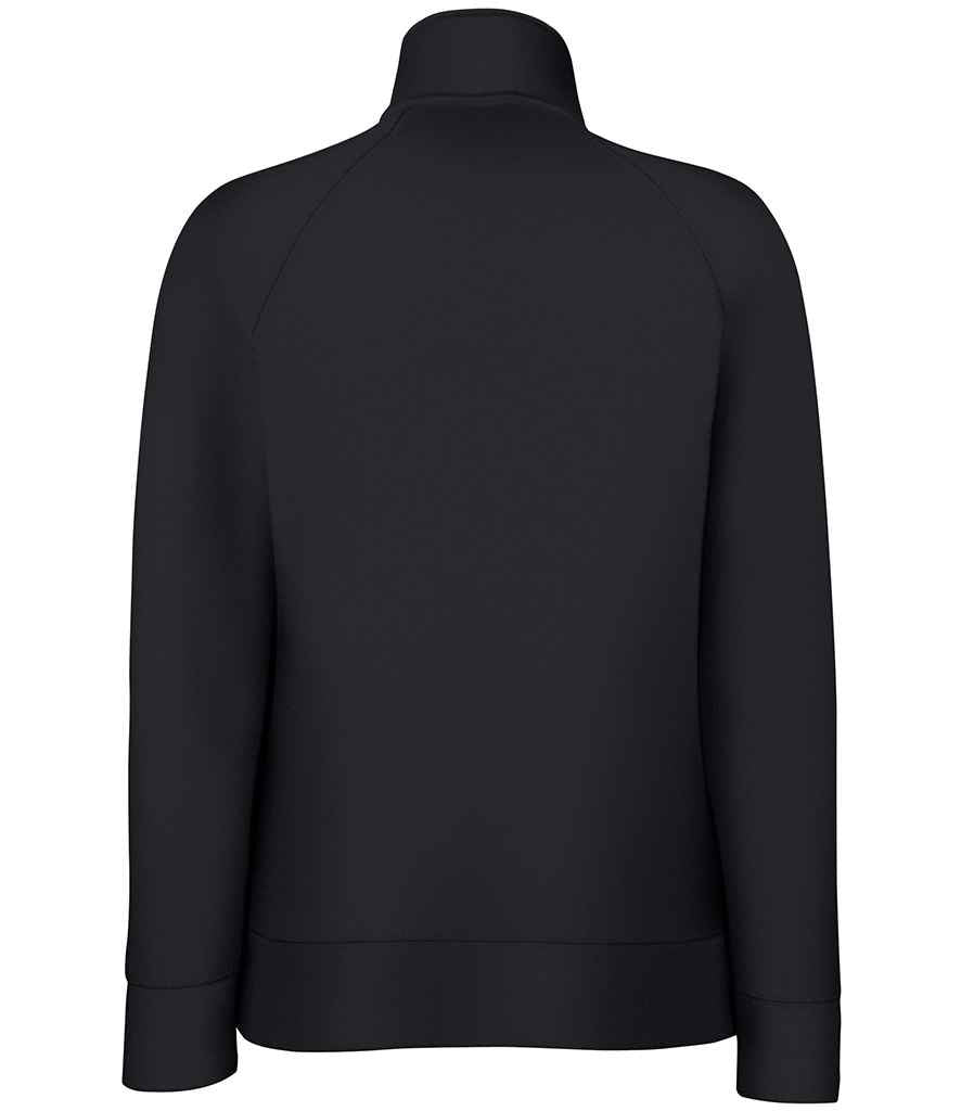 Fruit of the Loom Premium Lady Fit Sweat Jacket | Black - Lancashire Teamwear