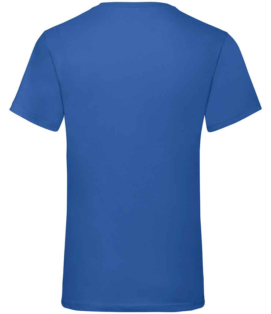 Fruit of the Loom V Neck Value T-Shirt | Royal Blue - Lancashire Teamwear
