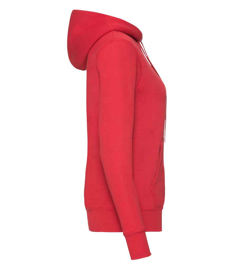 Fruit of the Loom Classic Lady Fit Hooded Sweatshirt | Red - Lancashire Teamwear